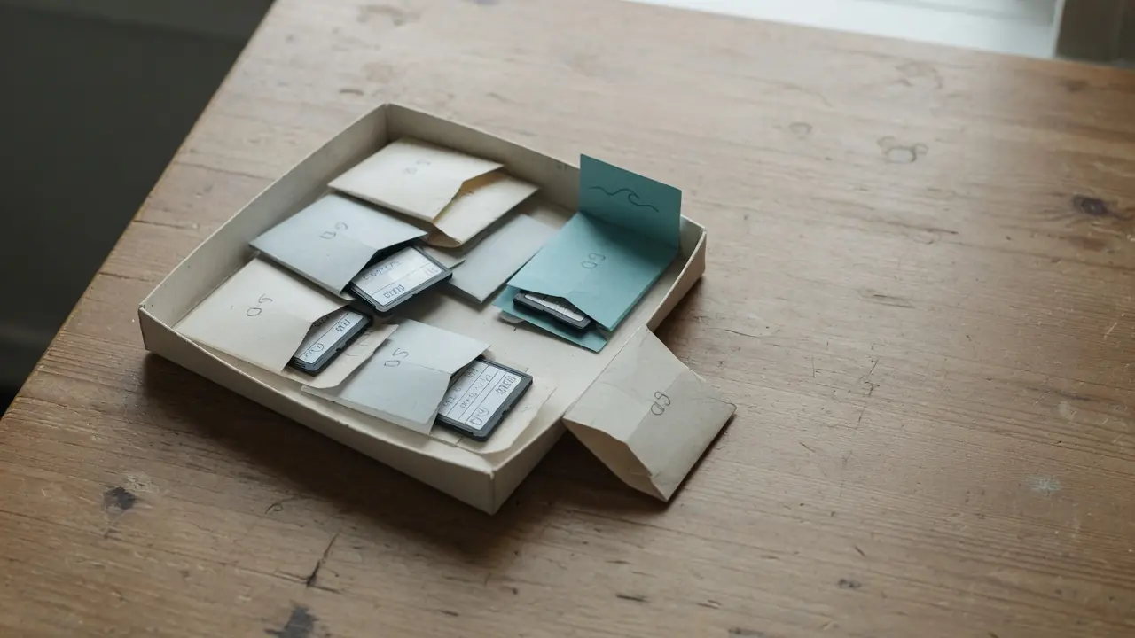 スマホの容量がいっぱいになったときの整理順の解説に添えた絵。記事の内容を表す作り絵で、実在の場所や人を撮影した写真ではありません